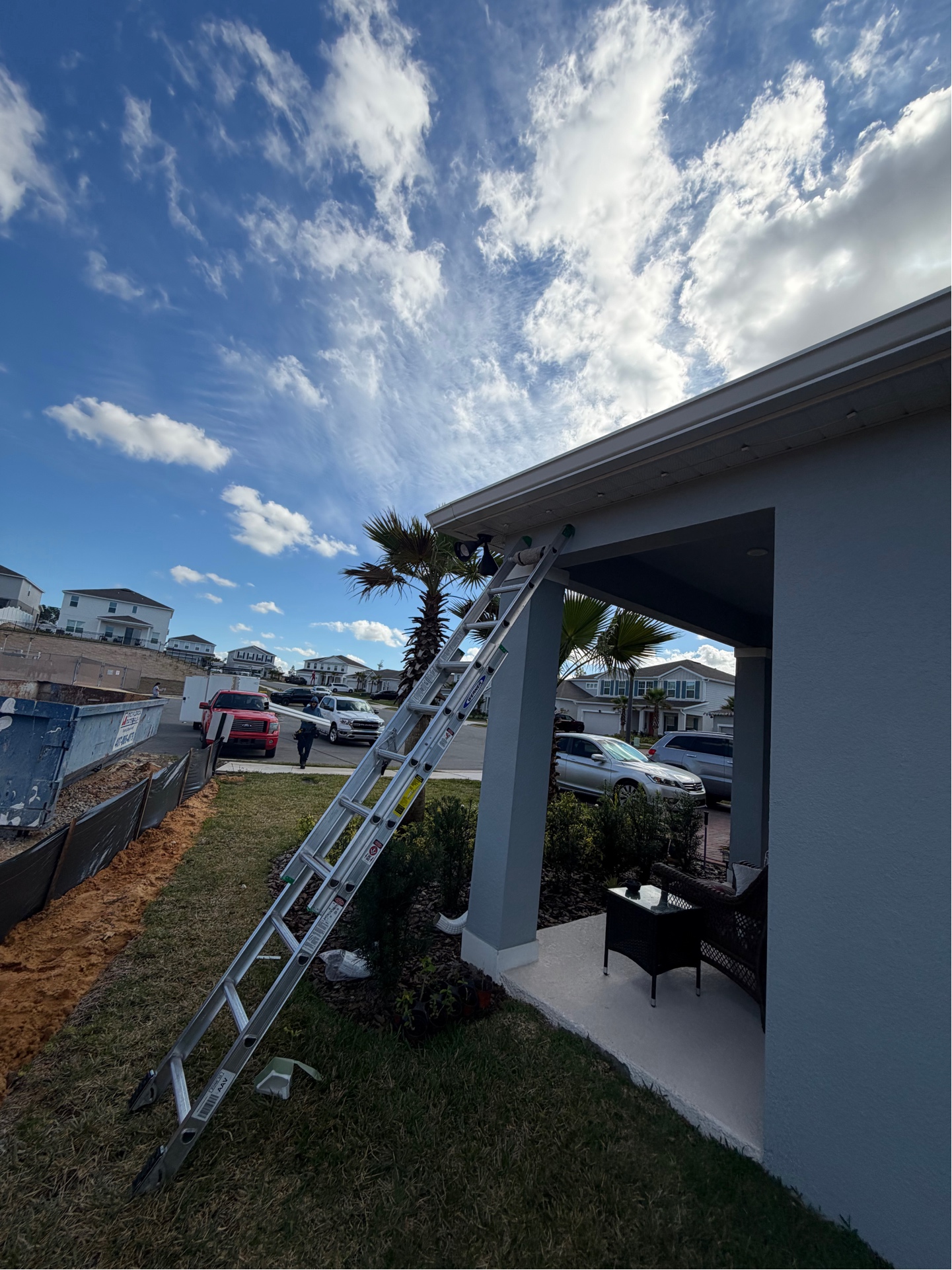 Seamless gutter installation in Apopka